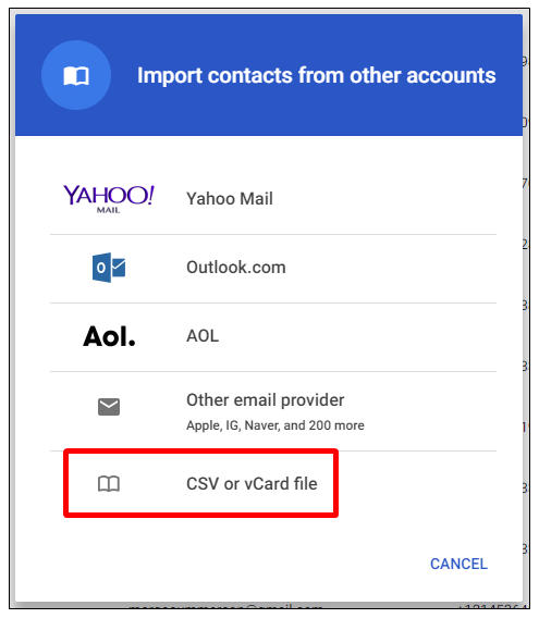 So konvertieren Sie icloud-Tripel in Google Mail 4