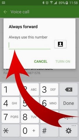 how to enable call forwarding on samsung galaxy grand