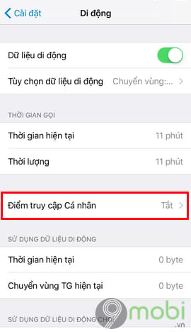 phat wifi tu iphone sang dien thoai may tinh