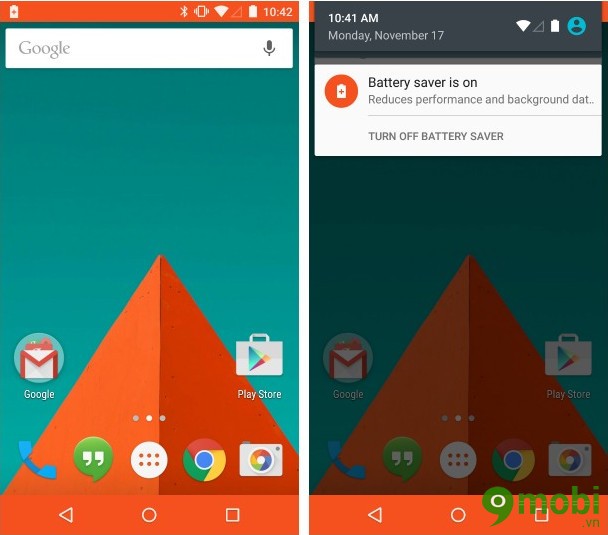 Hướng dẫn kích hoạt tính năng tiết kiệm pin trên Android 5.0