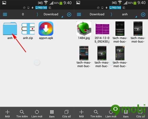 Hướng dẫn giải nén file bằng ES File Explorer trên Android