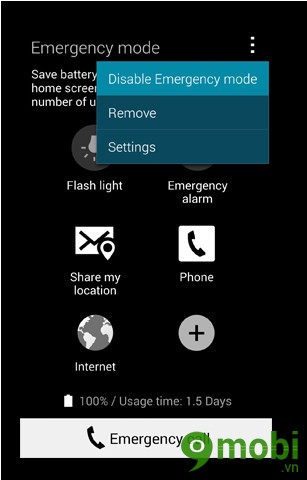 Hướng dẫn sử dụng chế độ khẩn cấp trên điện thoại Samsung