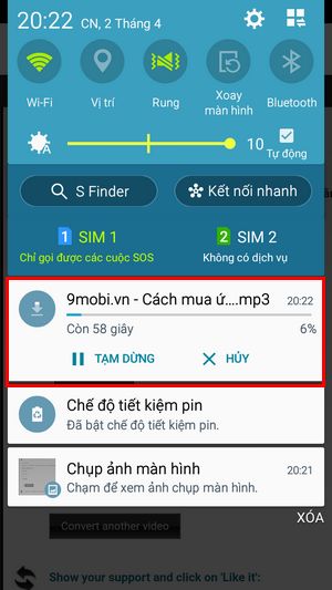 cach xuat am thanh tu video youtube tren android 9
