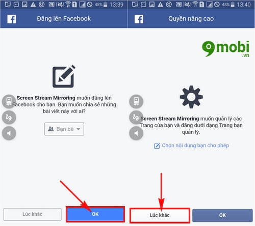 Hướng dẫn phát trực tiếp live stream màn hình điện thoại Android lên Facebook, Youtube