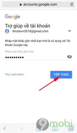 cach khoi phuc mat khau gmail tren dien thoai iphone va android 4