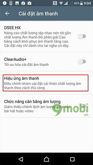 kich hoat hieu ung am thanh vom tren sony xperia xzs 4