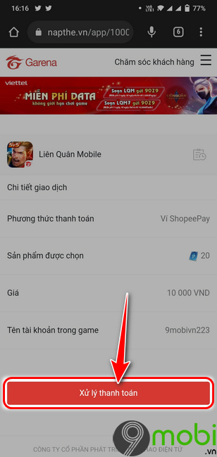 cach nap the lien quan mobile chi tiet nhat 2023