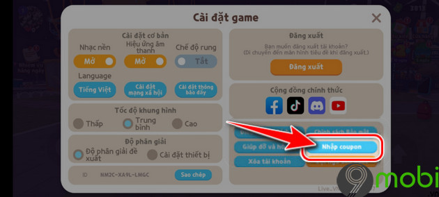 cach nhap Giftcode game play together thang 5 2023 