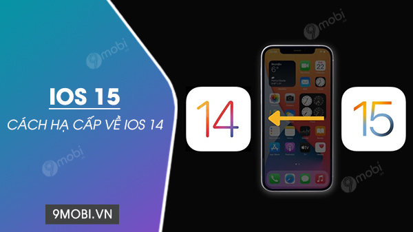 Cách hạ cấp iOS 15 về iOS 14