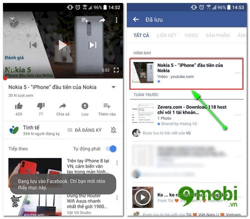 how to quickly save youtube video link on facebook on mobile phone 3