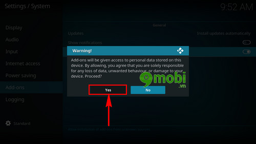 how to add addon for kodi on android 7