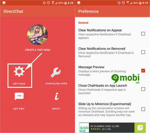 directchat ung dung quan ly tin nhan tren android 5