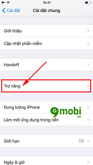 cach dieu chinh am luong trai hoac phai tren iphone ipad 3