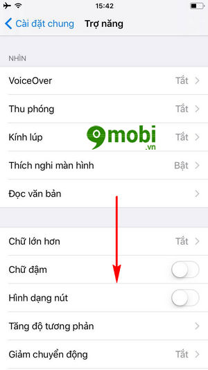 cach dieu chinh am luong trai hoac phai tren iphone ipad 4