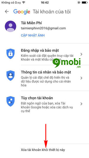 cach dang xuat youtube tren dien thoai iphone android 5