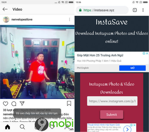 Cách tải video từ Instagram trên iPhone, Android