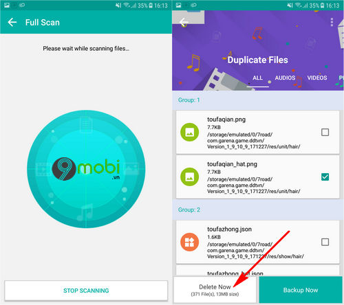 how to find and delete middle files on android phone 4