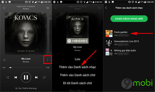 cach tai nhac tren spotify ve dien thoai android iphone 5