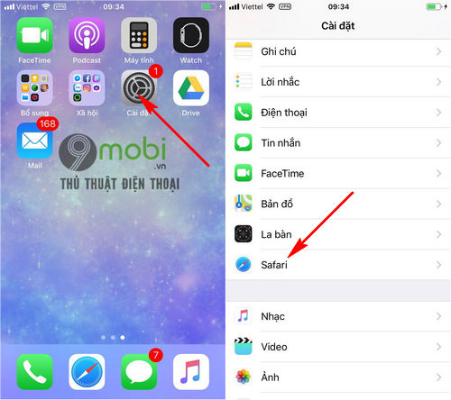 Cách khắc phục khi Safari bị chậm trên iPhone, iPad