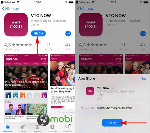 cach tai va cai dat vtc now cho dien thoai android iphone 7