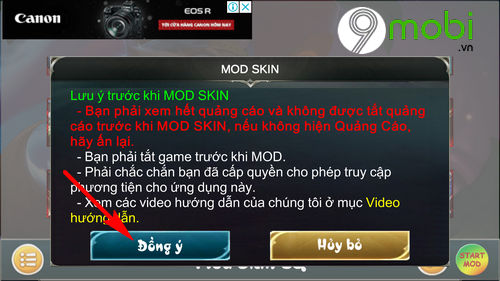 huong dan mod skin raz muay thai game lien quan mobile 6