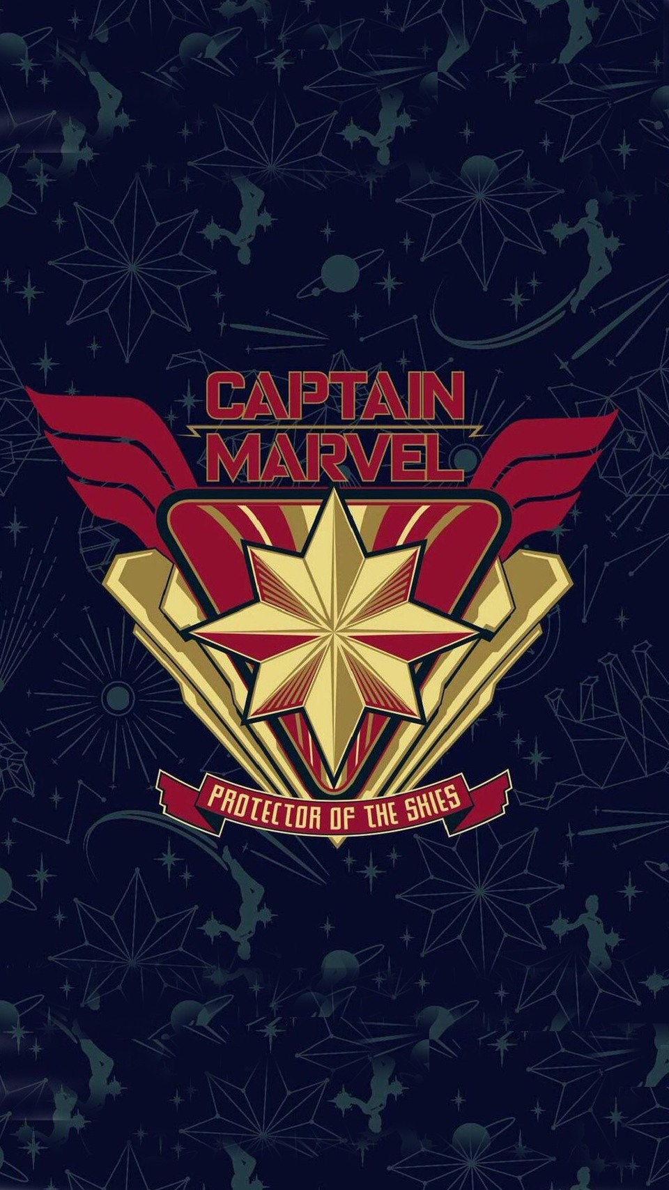 Hình nền Captain Marvel cho điện thoại