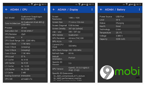 aida64 is the fastest way to view the screen of your phone 