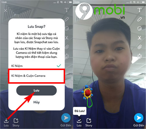 Hướng dẫn chuyển ảnh thành gương mặt trẻ em baby bằng Snapchat