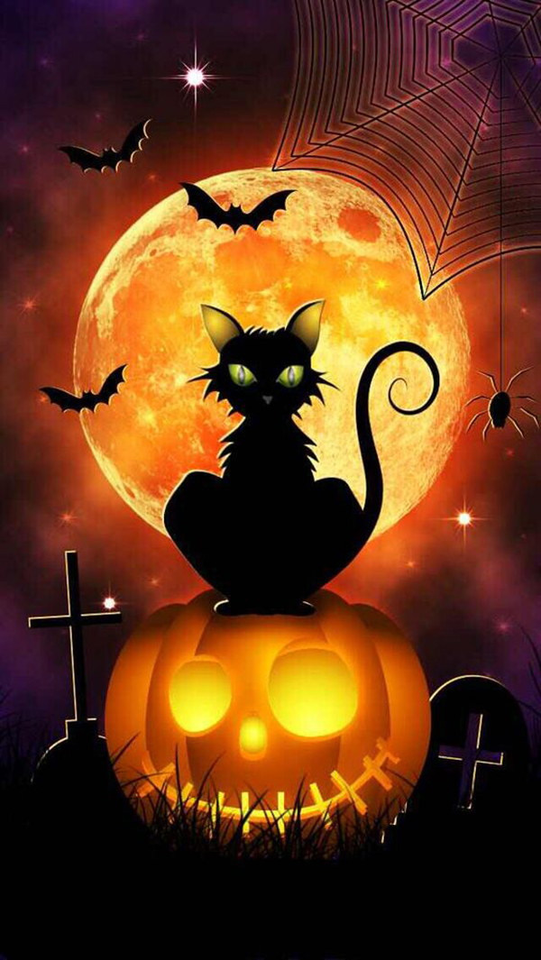 Halloween background for phone