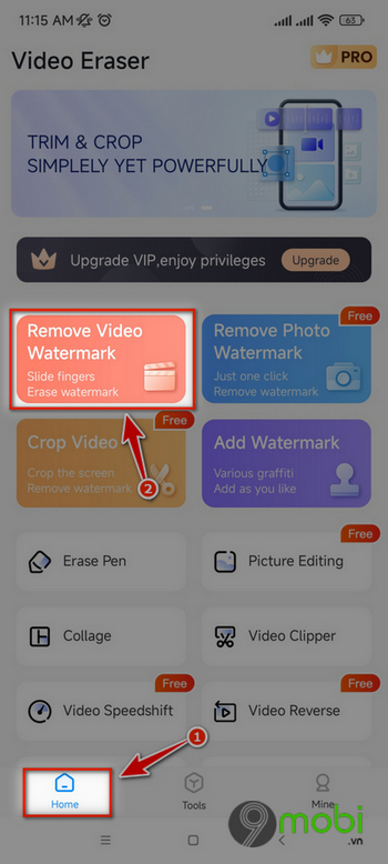 remove watermark capcut tren video