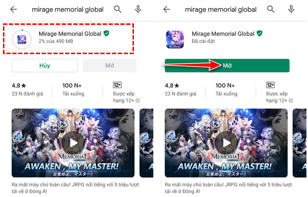 tai game mirage memorial global cho android