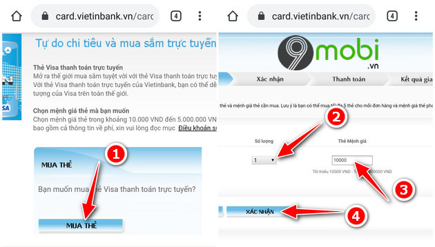 Cách tạo thẻ Visa, MasterCard ảo miễn phí