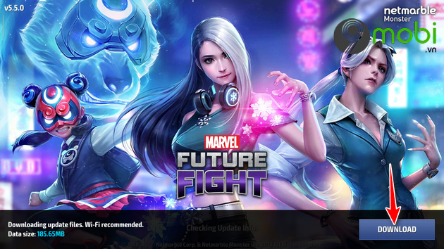 cai dat marvel future fight cho iphone