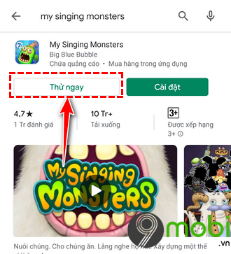 Hướng dẫn tải và cài đặt My Singing Monsters