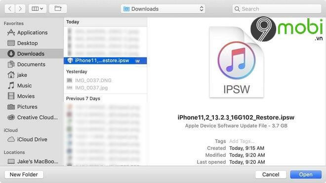 Cách hạ cấp iOS 13.3