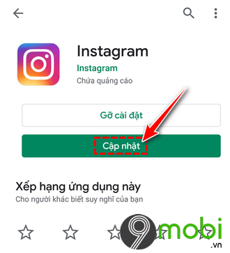loi may anh tren ung dung instagram cho android