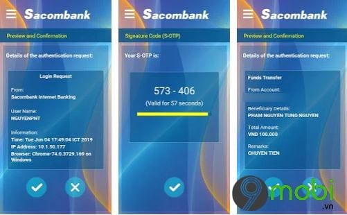 Ngân hàng Sacombank có những ứng dụng nào?