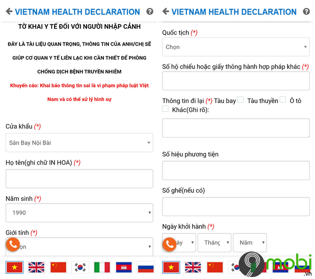 huong dan khai bao y te toan dan voi ung dung ncovi va vietnam health declaration 16