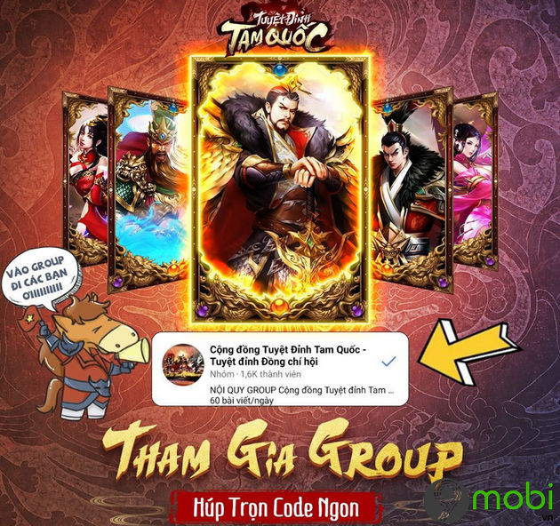 giftcode game tuyet dinh tam quoc