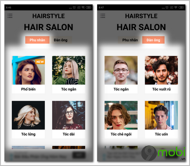 Ứng dụng giúp chọn kiểu tóc phù hợp, App thử tóc trước khi cắt