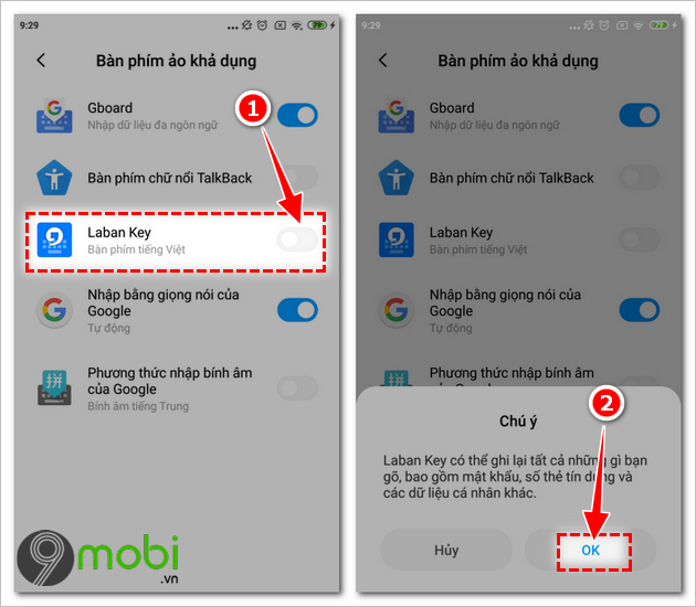 Hướng dẫn sử dụng Laban Key trên Android