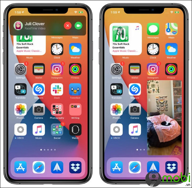 cach su dung tinh nang picture in picture tren iphone 11 ios 14