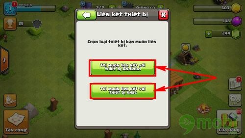 cach dong bo clash of clans tren iphone va android 5