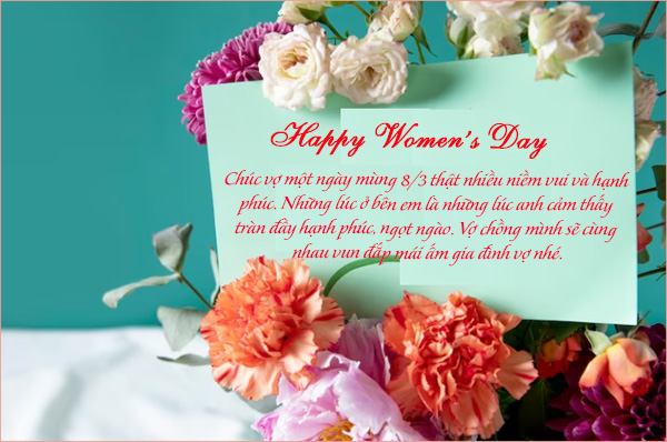 Hoa Tang Chuc Mung 8 3 Happy Womens Day