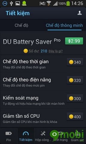 Cách kiếm Du Coins trong DU Battery Saver