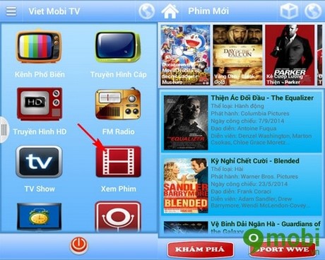 Hướng dẫn sử dụng Viet Mobi TV để xem phim trên điện thoại