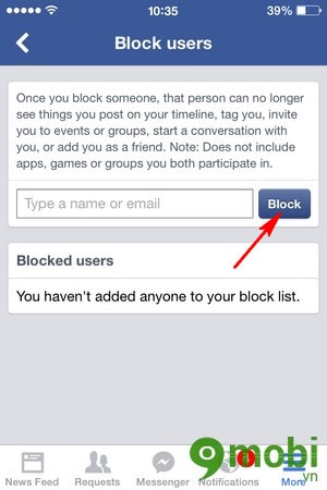 Chặn nick Facebook, block người lạ FB, chặn bạn FB trên điện thoại