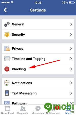 Chặn nick Facebook, block người lạ FB, chặn bạn FB trên điện thoại