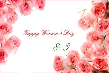 Mẫu thiệp hoa chúc mừng ngày Quốc tế Phụ nữ 83
