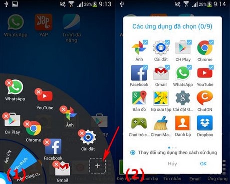 Điều khiển Android bằng một tay với Lazy Swipe